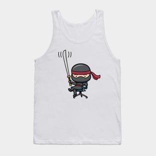 Sitting Ninja Tank Top